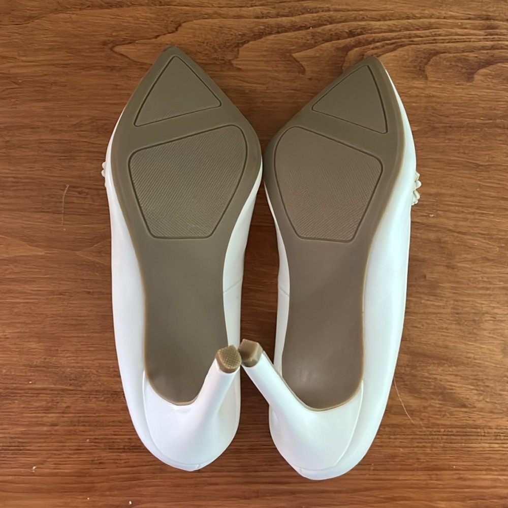 LC Lauren Conrad White Floral Women's Shoes - Picture 5 of 5